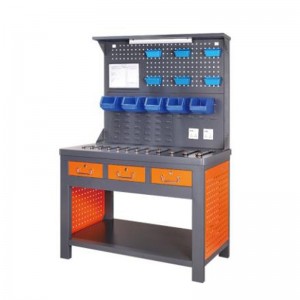 Workbench s osvětlovacím proužkem a zadní deskou